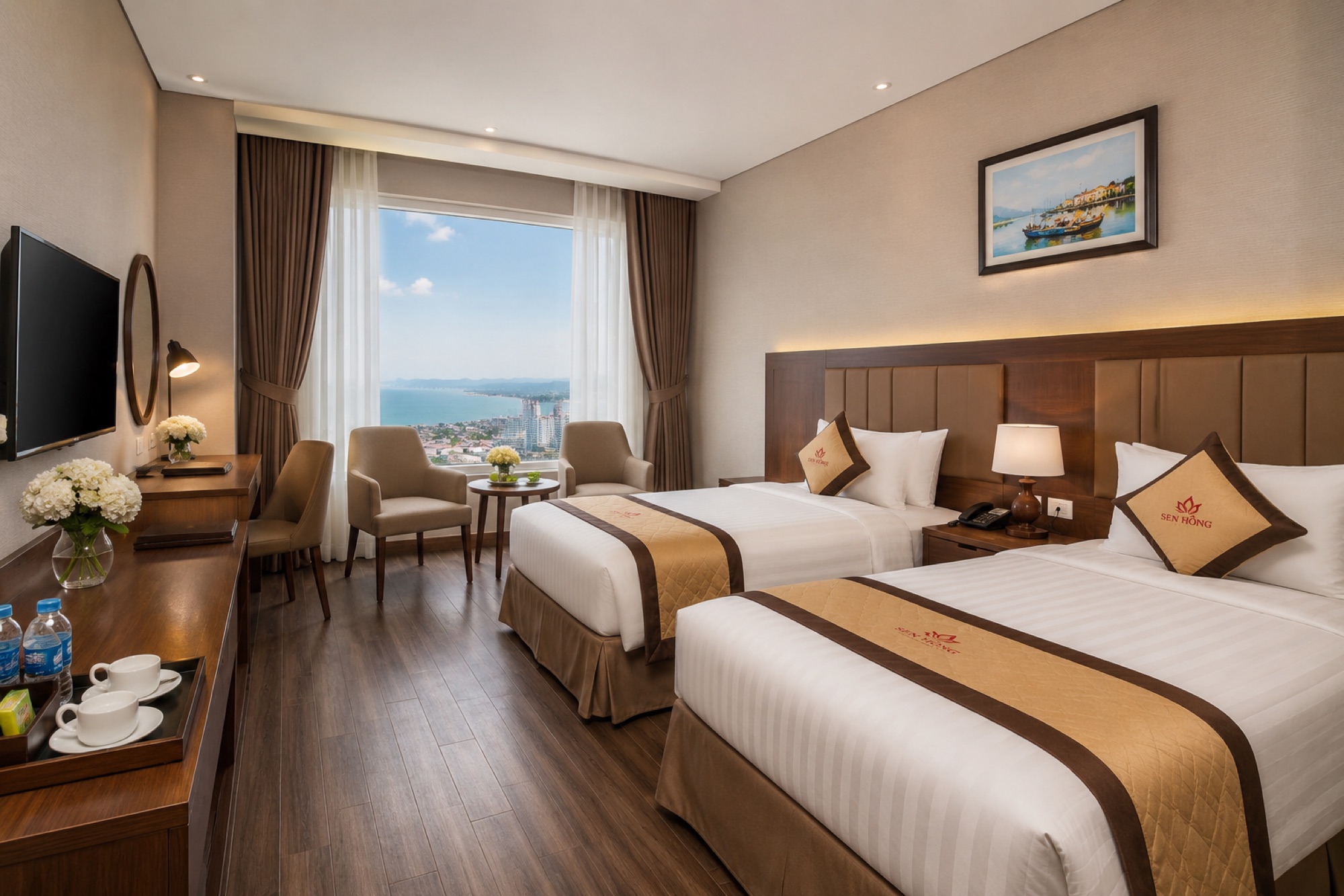 Không gian Sen Hồng Hotel